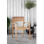 Charvi Stacking Patio Dining Armchair with Cushion