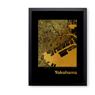 Yokohama Card - Single Picture Frame Print