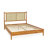 Oliver Solid Wood Platform Bed with Rattan Headboard-359415753-360424246