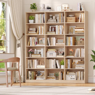 Armoire de rangement de cuisine de 183 cm de haut, tablette ouverte à 6 niveaux avec 18 compartiments, organisateur de garde-manger et salle à manger