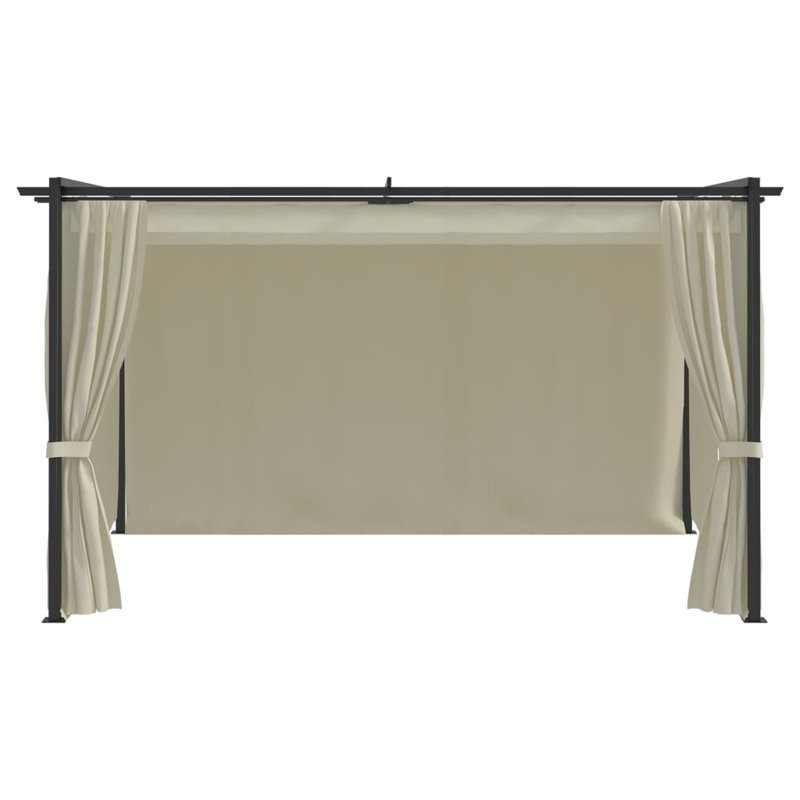 Tuckerton 3m x 3m Steel Patio Gazebo, Cream