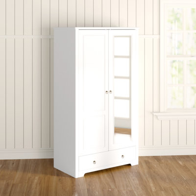 Limnitis 2 Door Solid Wood Wardrobe