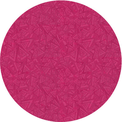 Tapis géométrique rose