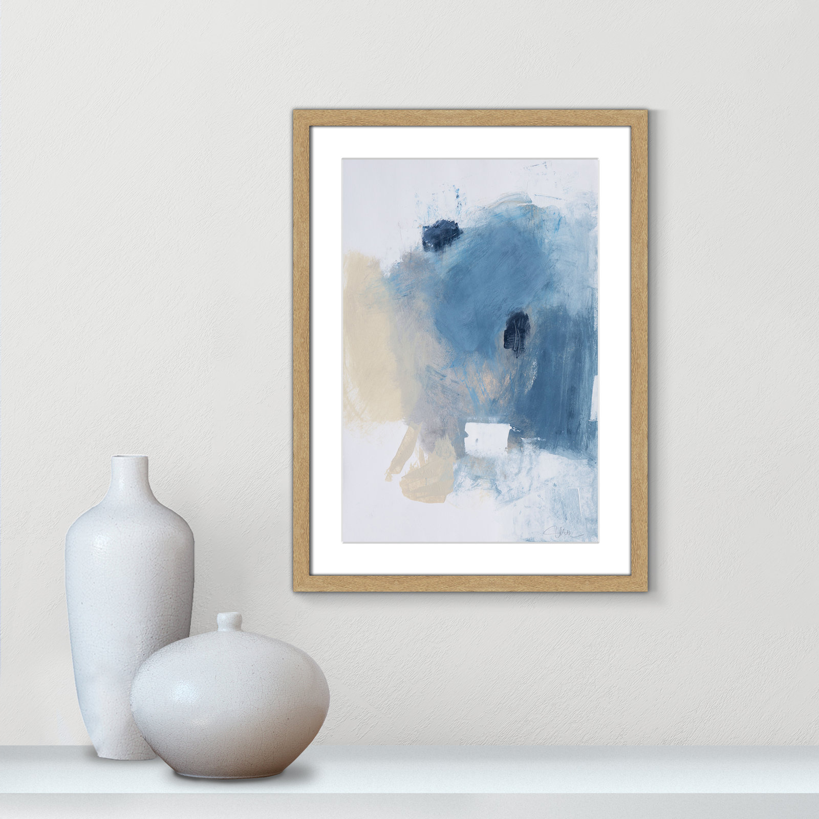 Coastal Carnival I Print by Casa Fine Arts, White, 23" H x 17" W x 1.25" D, Natural Single Picture Framed Paper