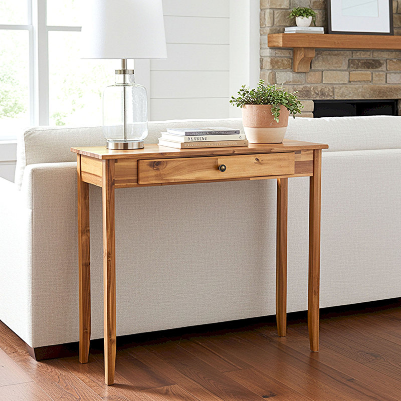 Aiydan 32'' Solid Wood Console Table, Natural
