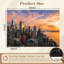 Papier peint adhésif auto-adhésif Chicago Sunset Time-54983351