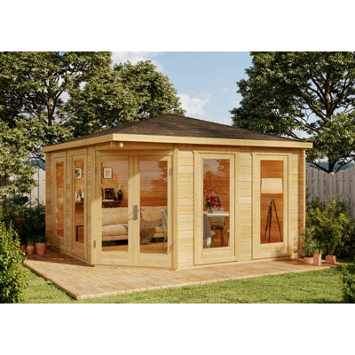 427 cm x 427 cm Gartenhaus Kaya