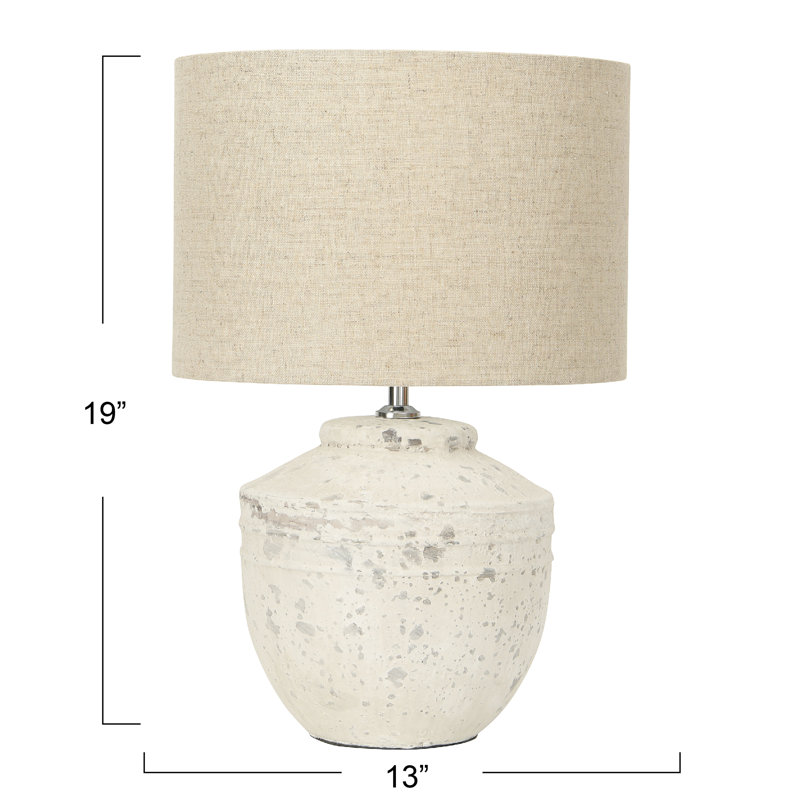 Dacorey Distressed White Table Lamp