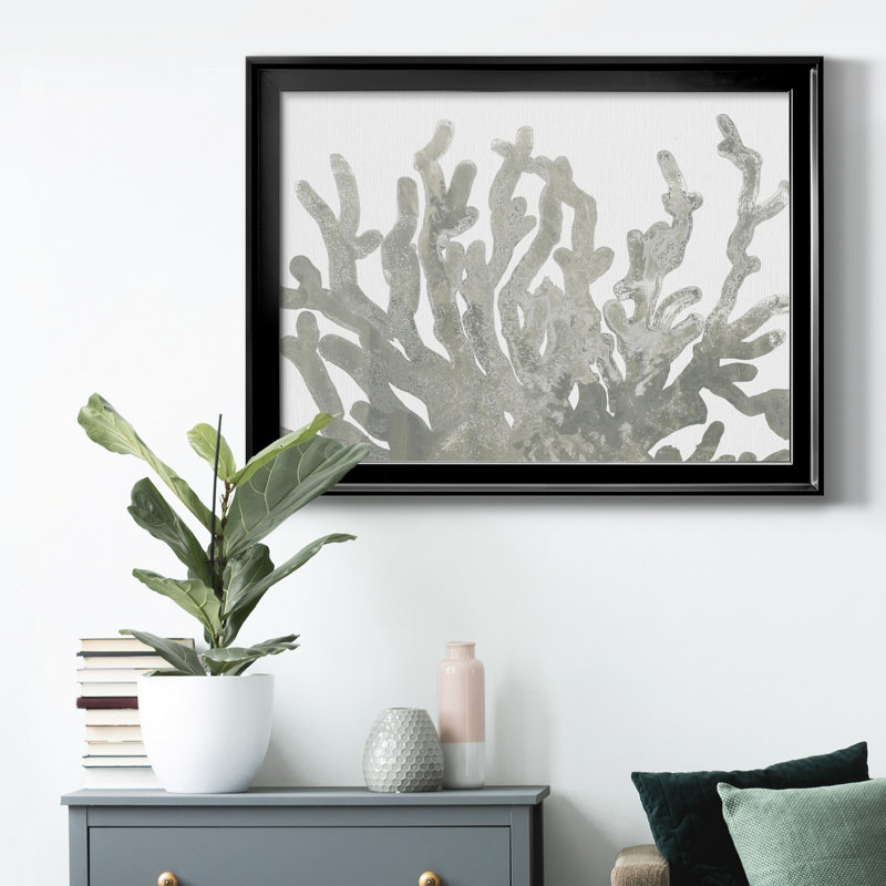 Stone Macro Coral III, reproduction encadrée de qualité supérieure - prête à être accrochée, H 18,5 po x l 24,5 po x P 1 po