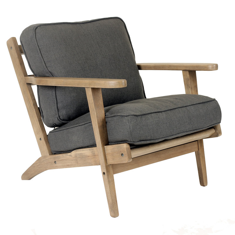 Clara Lounge, Tissu gris / polyester