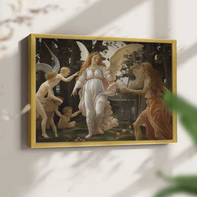 Angels From Above-LXXXI -Framed Print - Restickable