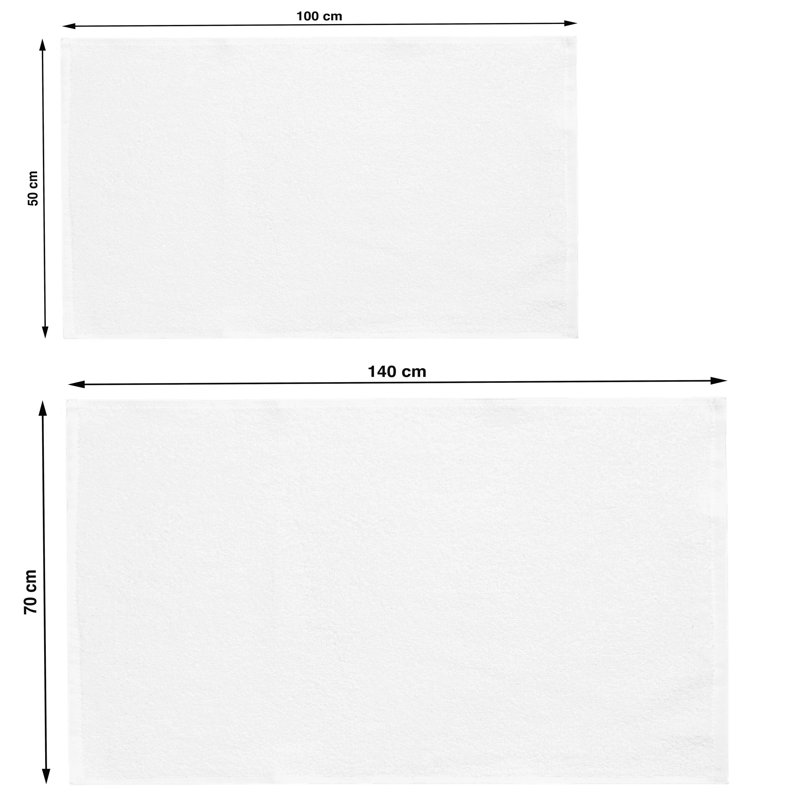 Midweight Mulit-Size Set, White