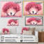 Couple romantique sous un arbre rose I - Art mural romantique-573233077-573233082