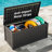 150 Gallon Large Outdoor Resin Deck Box, Storage Waterproof Boxes Lockable Lid-123063478