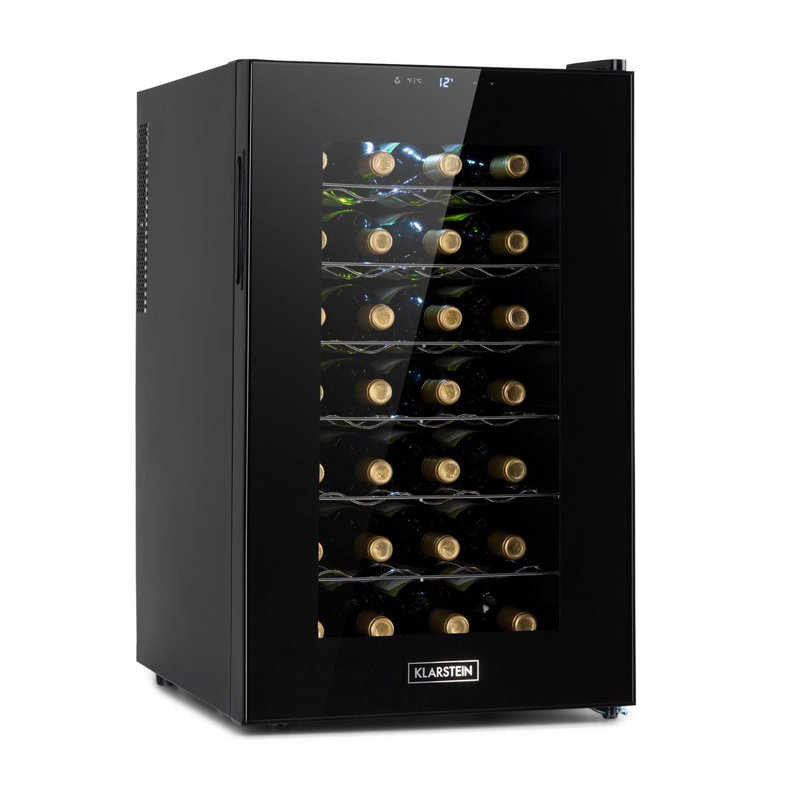 Klarstein Single Zone 45cm Freestanding 28 Bottle Wine Refrigerator