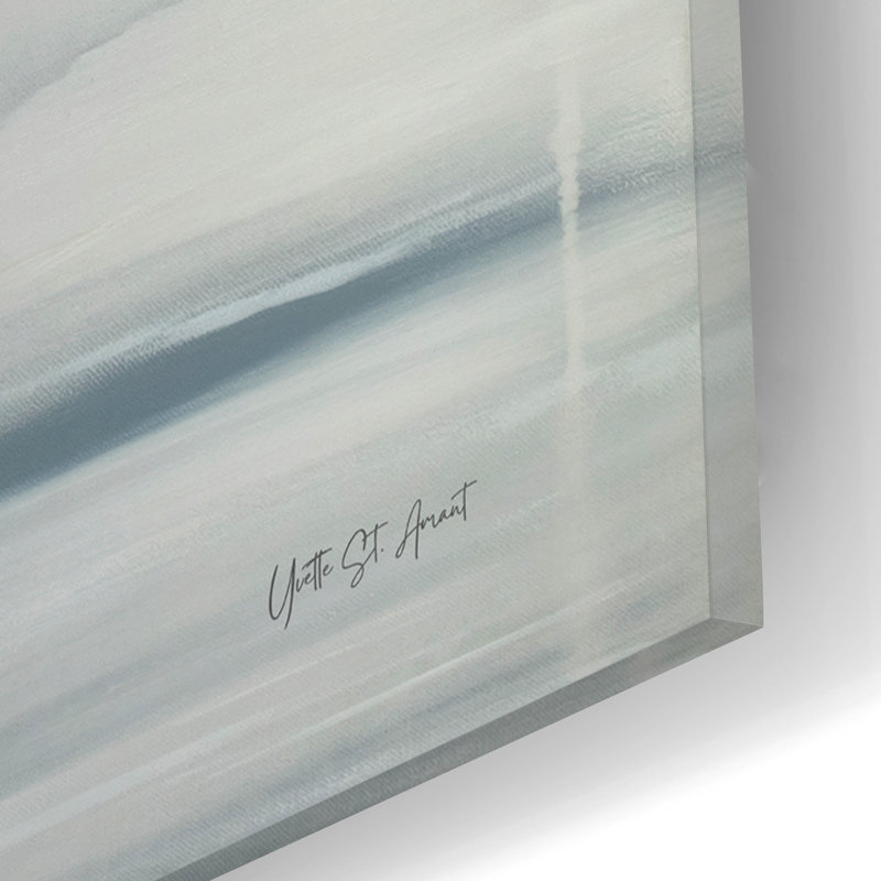 «Sail On The Horizon» par Yvette St. Amant, art mural en verre acrylique, H 16 po x l 12 po x P 0,13 po