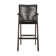 Aleksandrina Outdoor Counter or Bar Height Bar Stool with Arms in Eucalyptus Wood and Rope