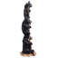 Statue d'ours noir debout