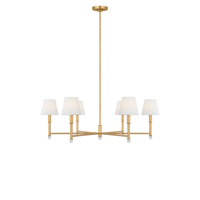 Wendt Chandelier, 6 Lights, 60.38" H x 40" W  x 40" D