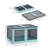 Stackable Storage Bins With Lids, Wheels, And Collapsible-618991211