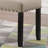 Fabric Dining Bench With Nailhead Trim, Tan-28959588