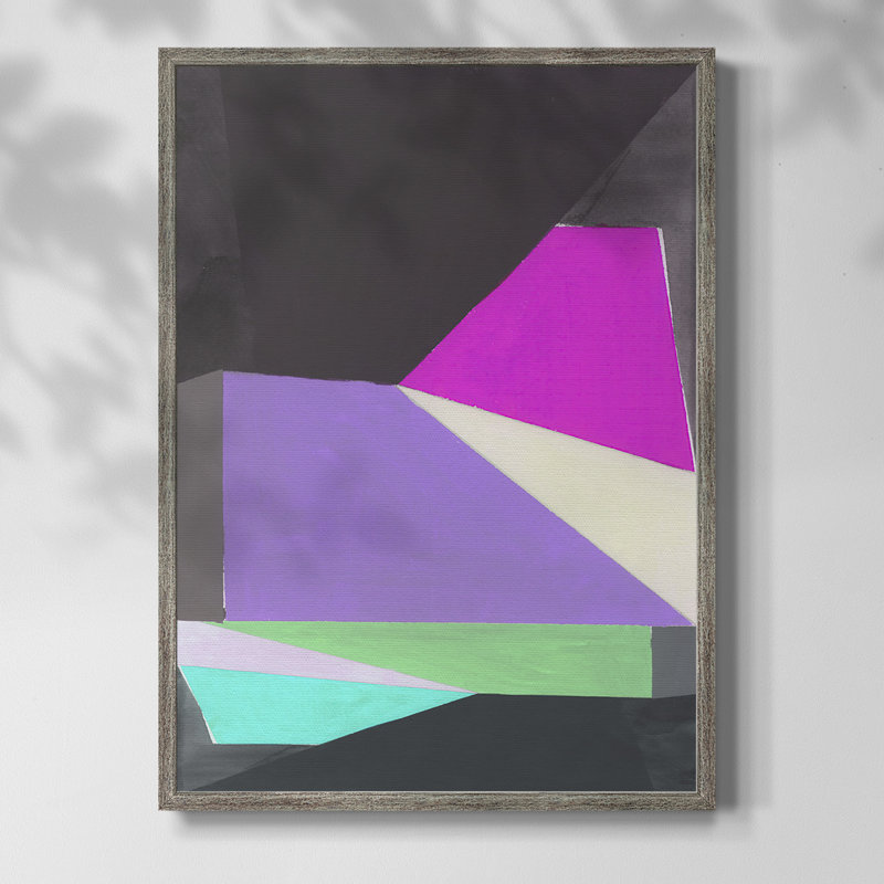 Chop III Framed Print - Solid Wood, 15" H x 12" W
