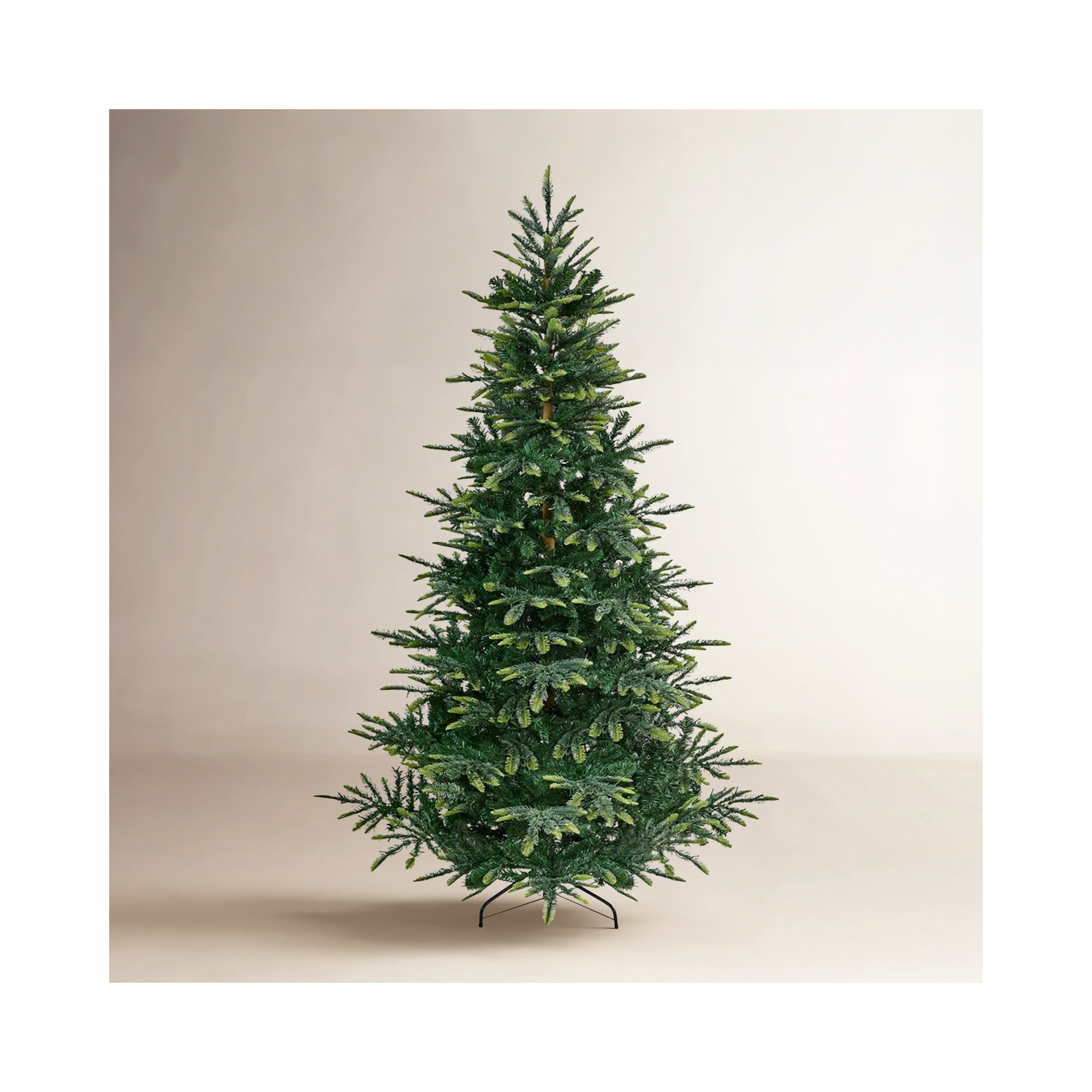 Jahwan Lighted Artificial Fir Christmas Tree, 7.5'