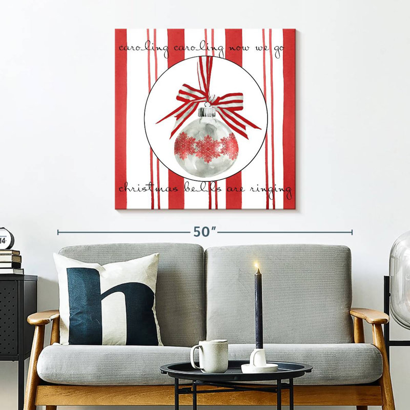 Lelend Candy Cane Christmas II, 30" H x 30" W
