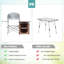 Table de barbecue portative Gymax-67051282