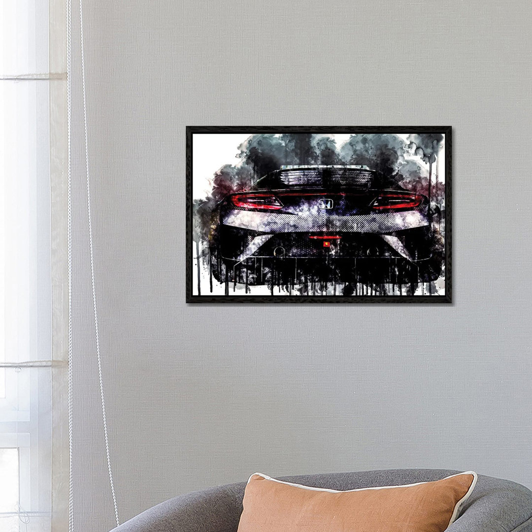 2017 Honda NSX GT3 Fahrzeug XCVI von Sissy Angelastro - Galerie-verpackte Leinwand Giclée auf Leinwand