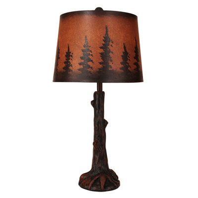 Lampe de table à racine 27" en arbre rouille Jayden