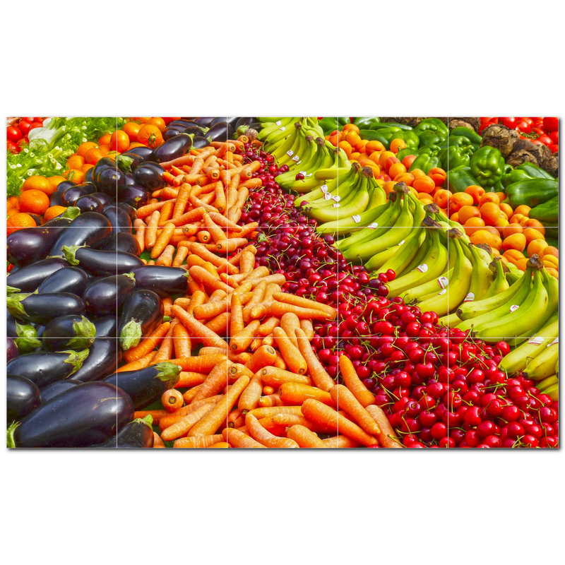 Photo de fruits 4,25 x 4,25