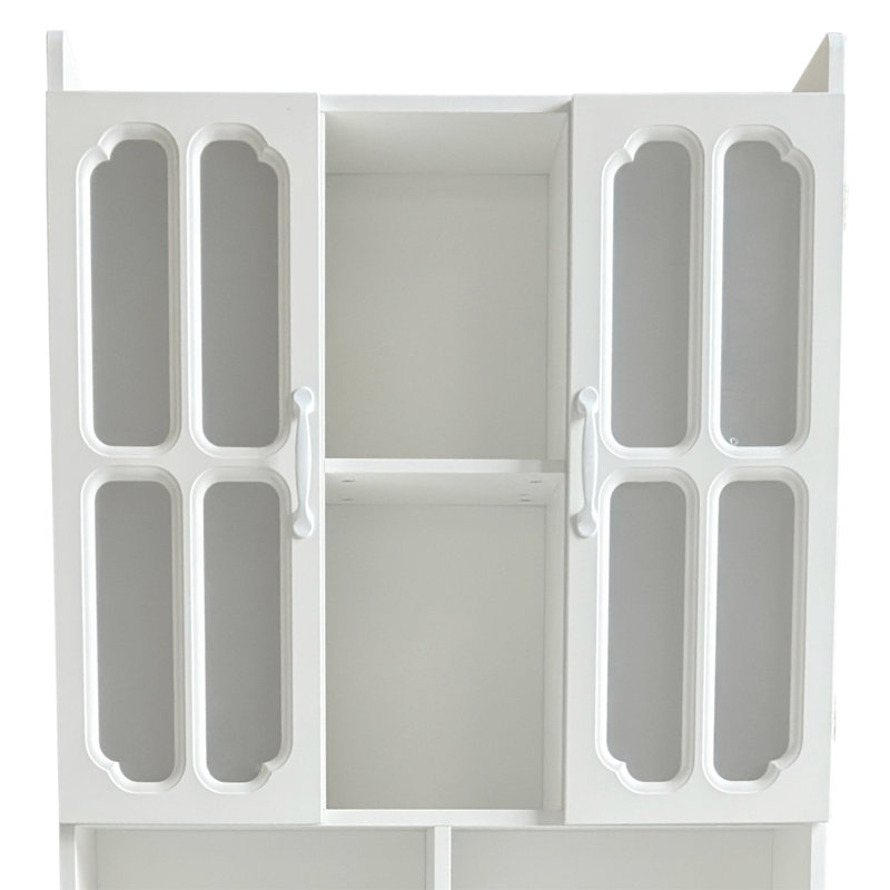 Bureau d'ordinateur d'angle en L pour bureau à domicile ou bureau d'étude, table d'étude de style moderne avec tiroirs, bibliothèque et huche, conception en L 2 en 1, grand espace de travail, blanc