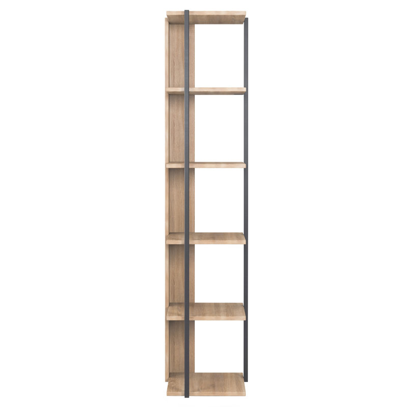 39cm W Corner Bookcase, Oak