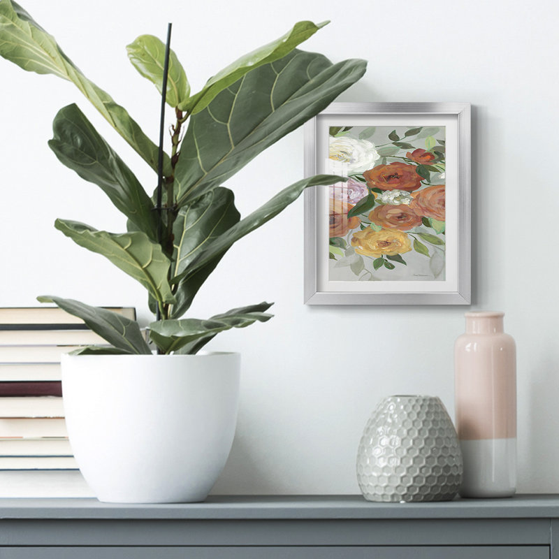Impasto III -Gallery Wrapped Canvas, 25.5" H x 17.5" W, Silver