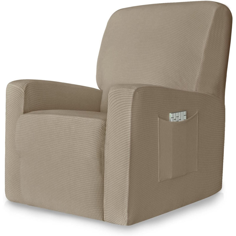Housse pour fauteuil inclinable et extensible Arainy, Sable foncé, H 36,5 po x l 37,5 po x P 34 po