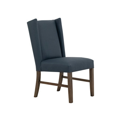 Chaise de salle à manger Earlwood en cuir véritable rembourrée