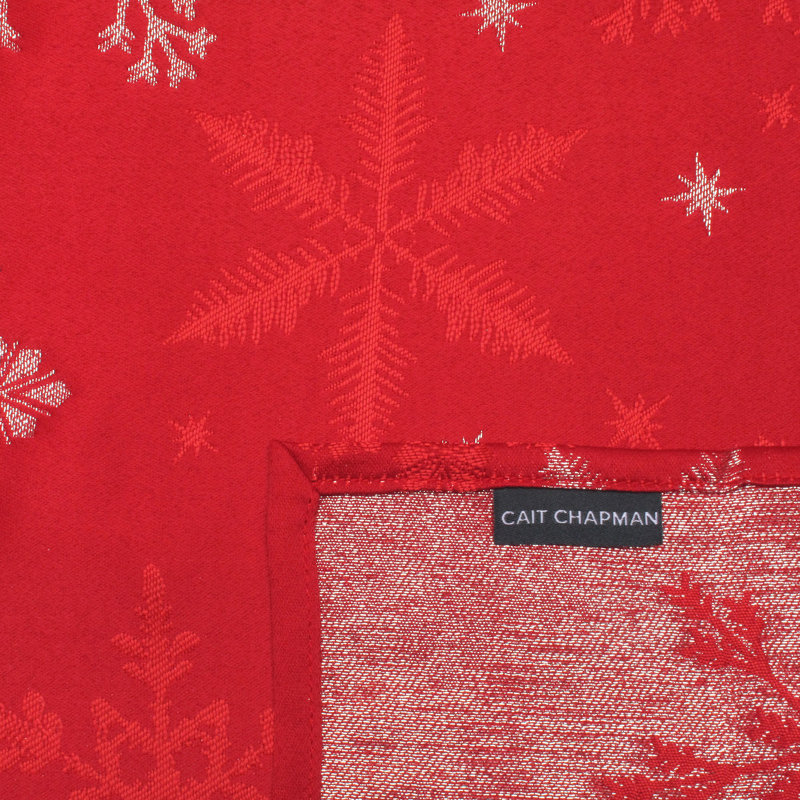 Nappe Efmorfia, Rouge, Ensemble de 4 serviettes de table 18 po x 18 po