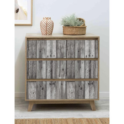 Self-Adhesive Shiplap Wallpaper Peel And Stick Vinyl Film For Walls Cabinets Furniture Decorative Removable Wood Look Wall Covering