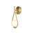 Teardrop 1-Light Wall Sconce - Brushed Gold-109883184
