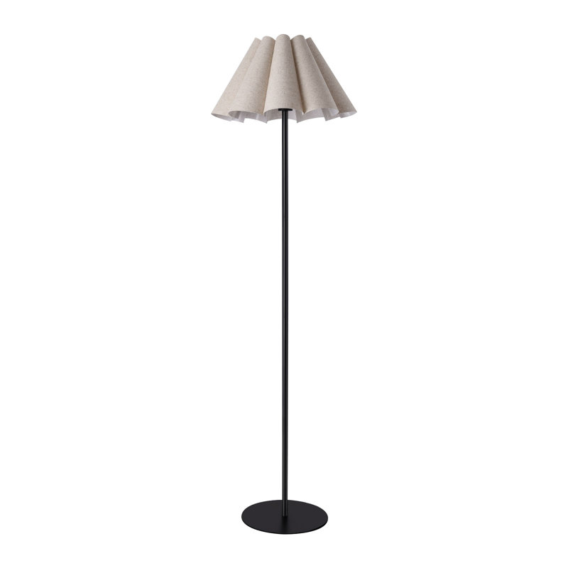 Lampe sur pied traditionnelle noire 59,5 po Selia