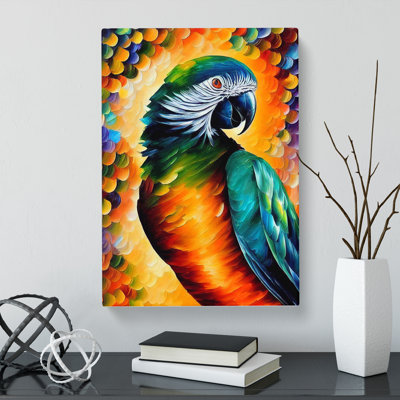 CAN-V0523-1751X Parrot Painted Vol.1 - Wrapped Canvas Print