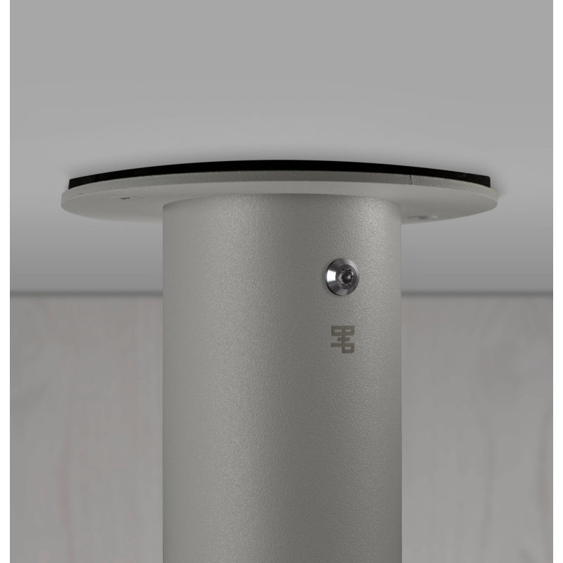 1 - Light Flush Mount, Steel, Stone