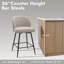 360°Swivel Barstool Counter Height Barstools with Back-1630115552-1877937549
