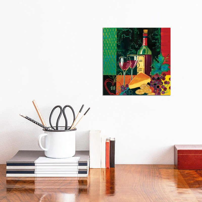 Cheers 1 Piece Wrapped Canvas Painting, 30.48 cm H x 30.48 cm W