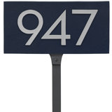 Floating 1-Line Lawn Address Sign