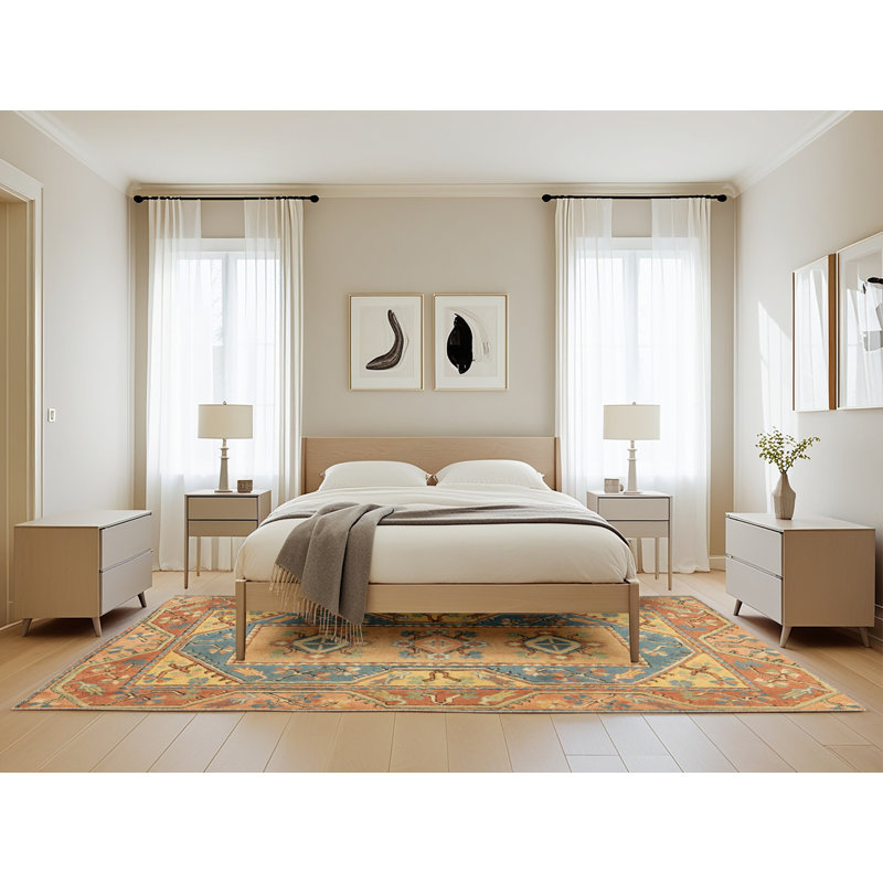 Oriental Indoor Rug, Rectangle 5' x 8'