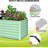 2 Pack Galvanized Raised Garden Beds, 6-8 FT Outdoor Planter Boxes with Open Base-1833011205-1833011204