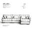 Modular Sectional Sofa,Cloud Couch, L Shaped Couch With Movable Ottoman, Modern Deep Seat Couches For Living Room, Oversized 3-Seater Sofa Comfy Advanced Flannelette Sofas For Bedroom,5 Pillows-1037213345