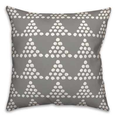 Polka Dots Outdoor Reversible Throw Pillow